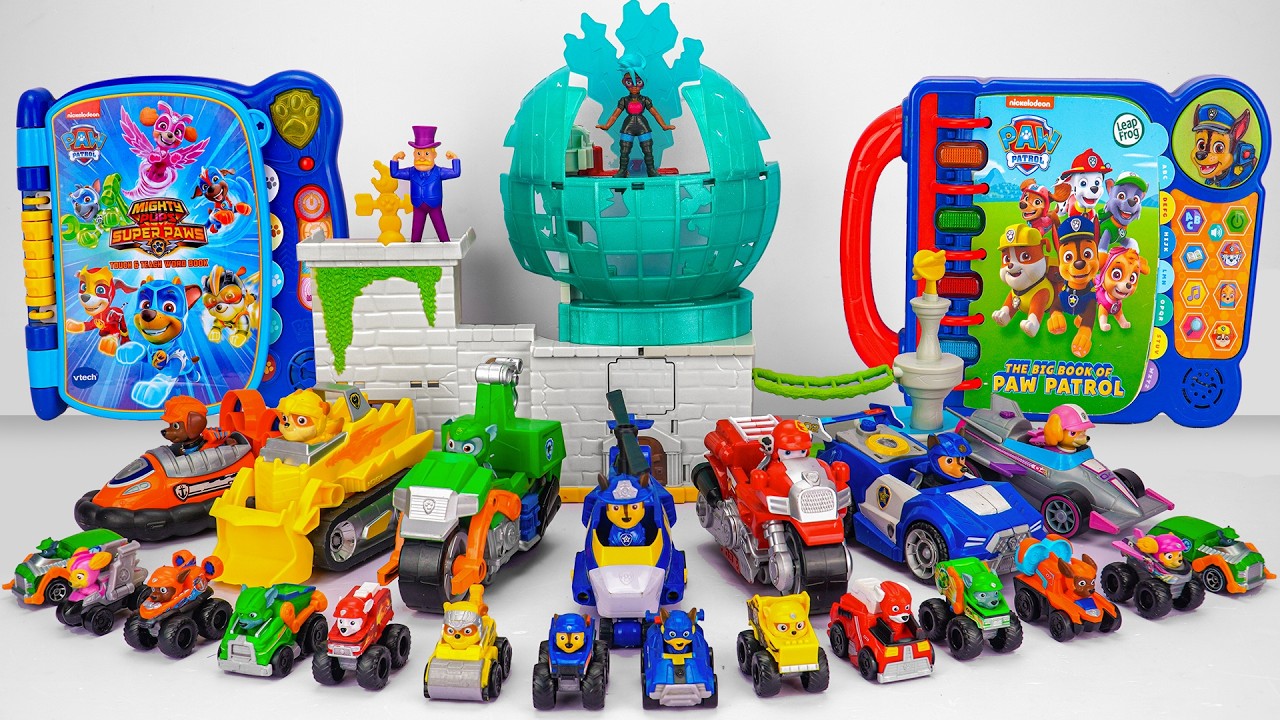 Unboxing PAW Patrol The Mighty Movie: Observatory Playset | Moto Pups Toy and Plenty of Vehicles Toy