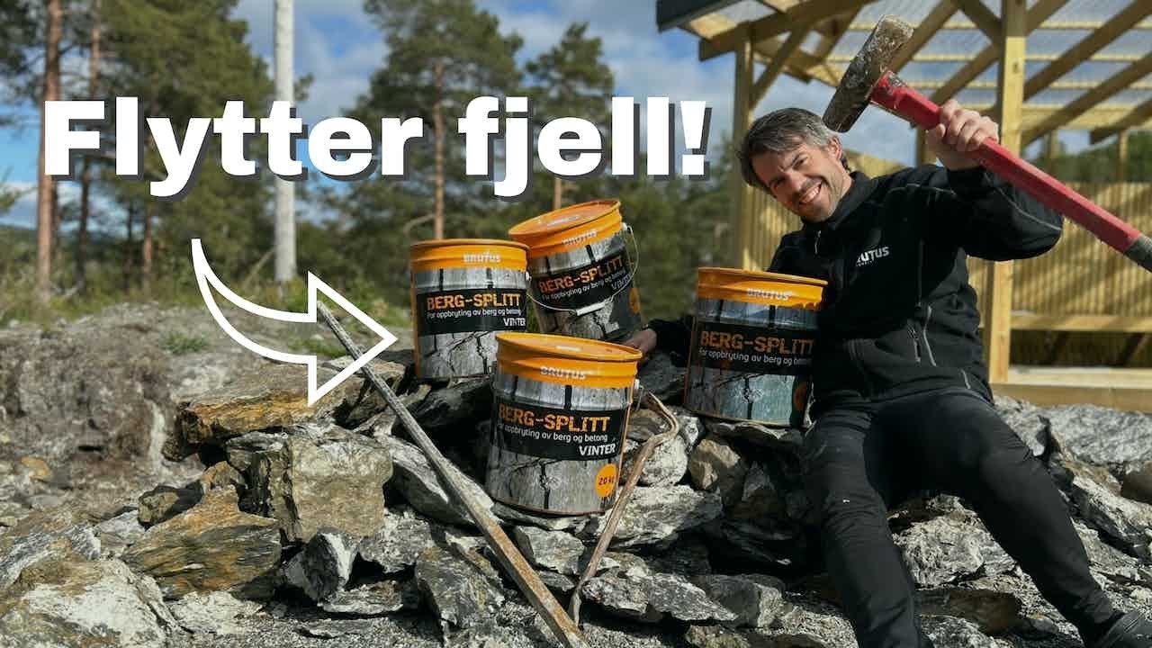 Flytter fjell med BERG-SPLITT