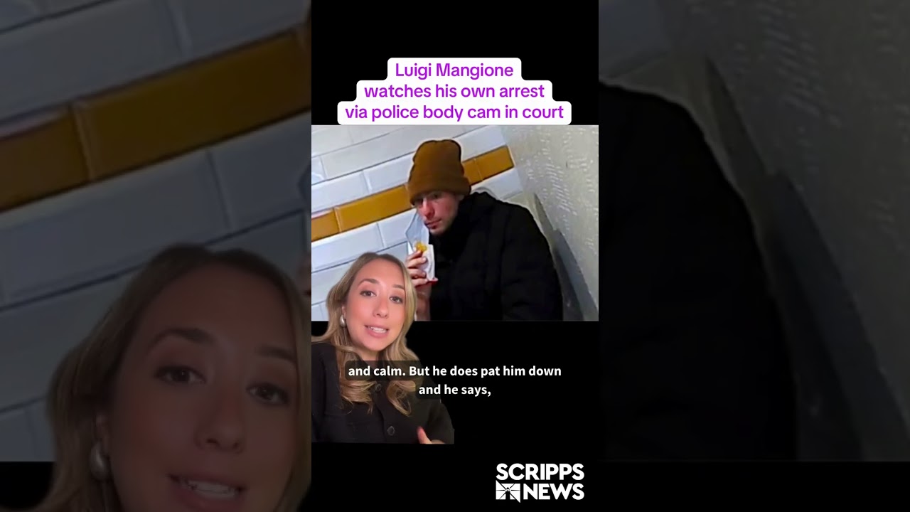 Luigi Mangione's court hearing shows bodycam footage of his arrest