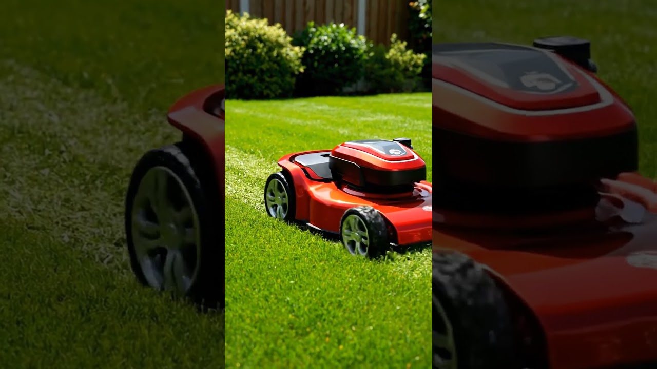 ‎Robot Lawn Mower | Automatic Grass Cutting 🤖 | AI Stand