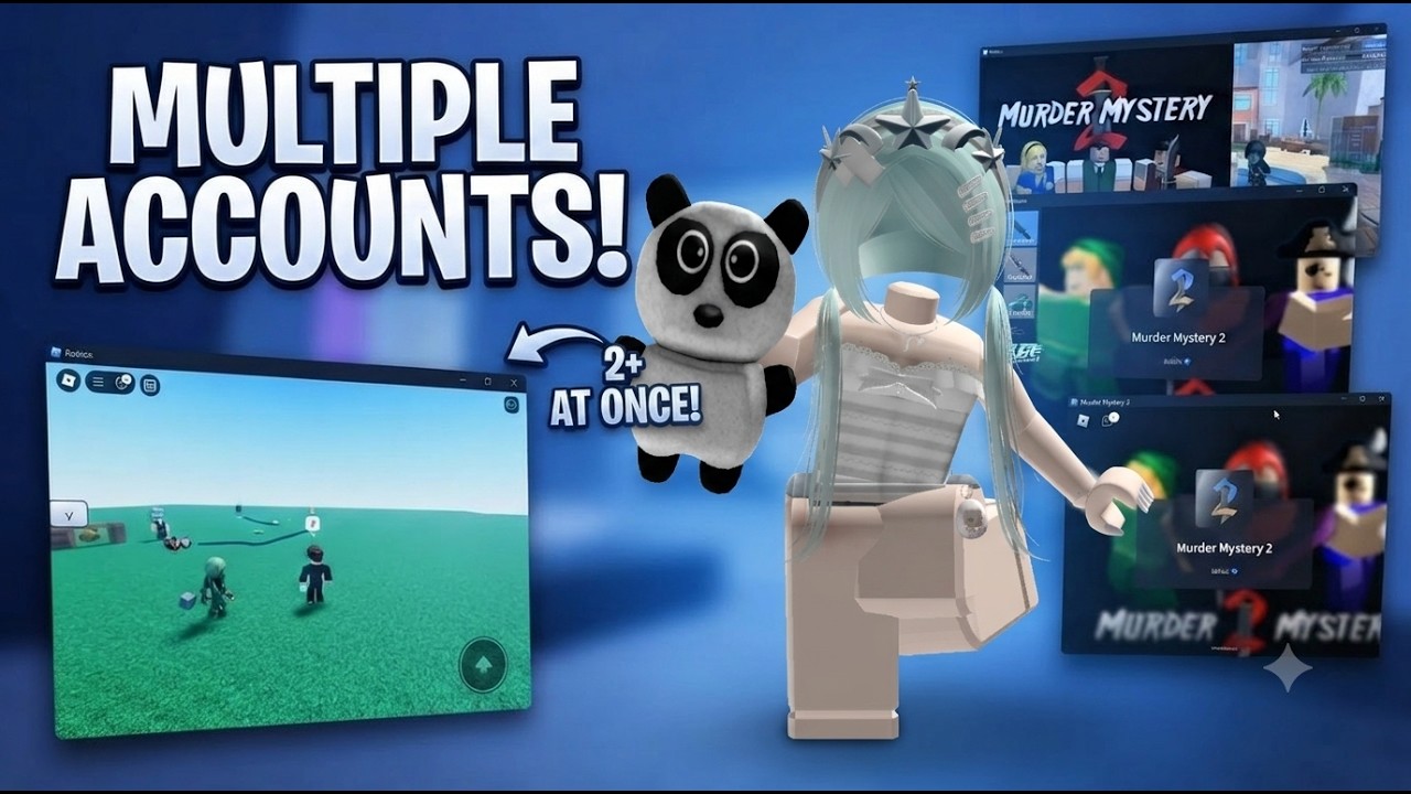 [NEW] Roblox Multi Tutorial! How to Run Roblox Accounts at One PC? | Roblox Account Manager