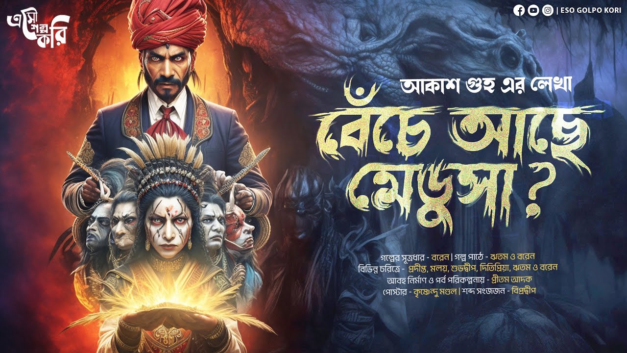বেঁচে আছে মেডুসা (প্রাচীন অভিশাপ!!) | Eso Golpo Kori | Akash Guha | Suspense | Taranath Tantrik Like
