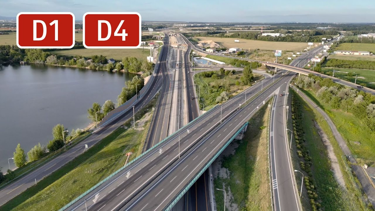 Rozšírenie diaľnice D1 Zlaté piesky - Triblavina (1/2). August 2025