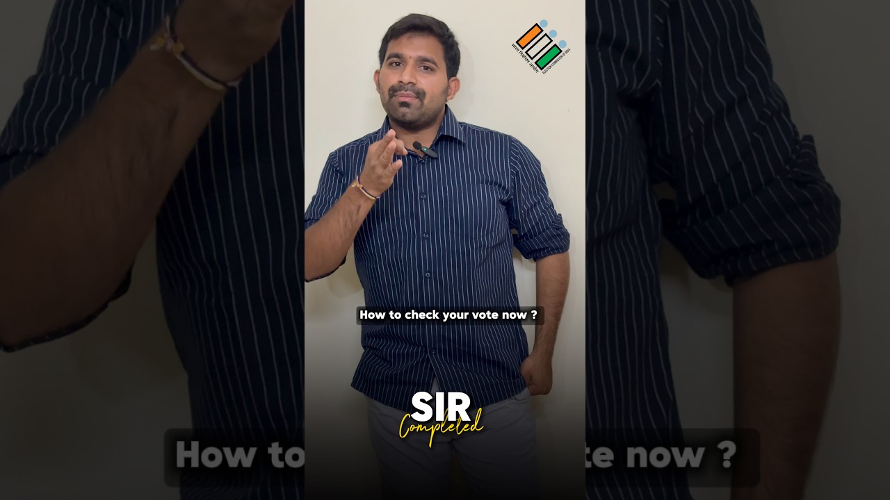 How to check if you have a vote #sir #ecinet #election2026 #viral #trending #shorts #shortsfeed #...