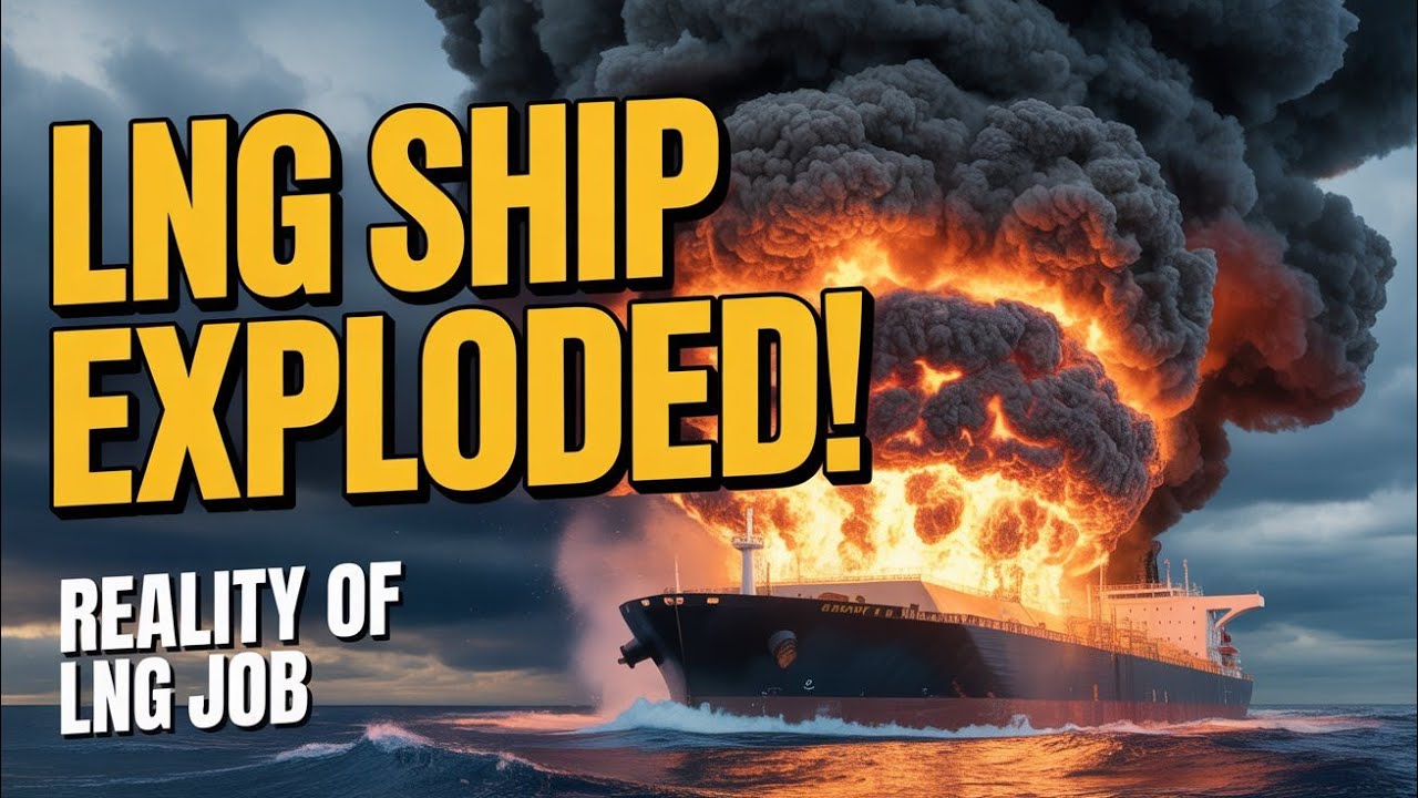 LNG Carrier Explosion Near Libya | Every Merchant Navy Student Must Watch