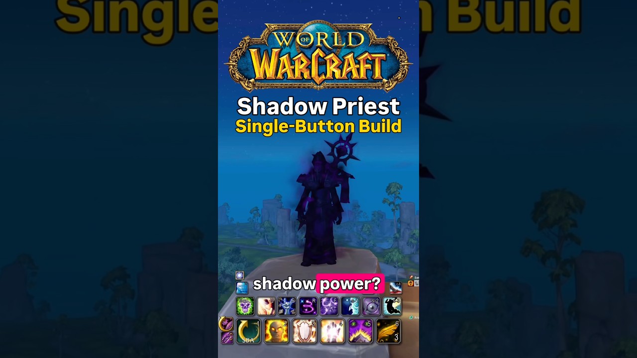 Shadow Priest Single-Button DPS | One-Button Assistant Build in WoW Patch 11.2 #worldofwarcraft
