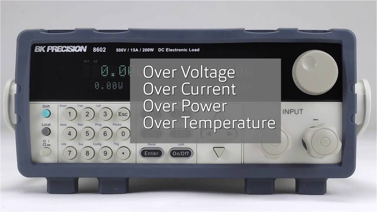 B&K Precision 8600 Series Programmable DC Electronic Loads