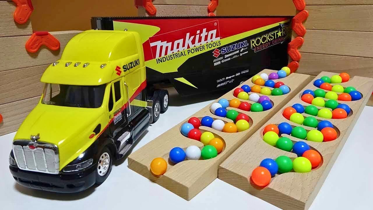 Marble Run Race ☆ HABA Slope, Dump Truck & Garbage Truck & Ambulance & Vehicles Full Compilation #22