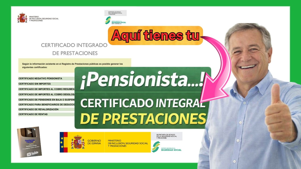 🚀⏩𝐏𝐞𝐧𝐬𝐢𝐨𝐧𝐢𝐬𝐭𝐚👉𝐎𝐛𝐭𝐞́𝐧 𝐞𝐥 𝐂𝐞𝐫𝐭𝐢𝐟𝐢𝐜𝐚𝐝𝐨 𝐈𝐧𝐭𝐞𝐠𝐫𝐚𝐥 𝐝𝐞 𝐏𝐫𝐞𝐬𝐭𝐚𝐜𝐢𝐨𝐧𝐞𝐬... 𝐅𝐚𝐜𝐢𝐥 𝐲 𝐑𝐚𝐩𝐢𝐝𝐨💰  #gestionesfaciles