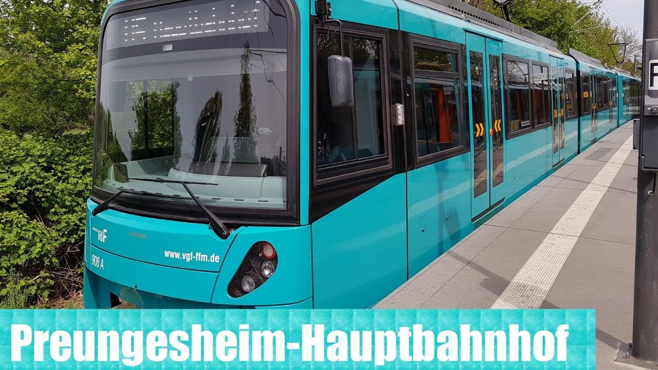 Frankfurter U Bahn - Linie U5 Mitfahrt