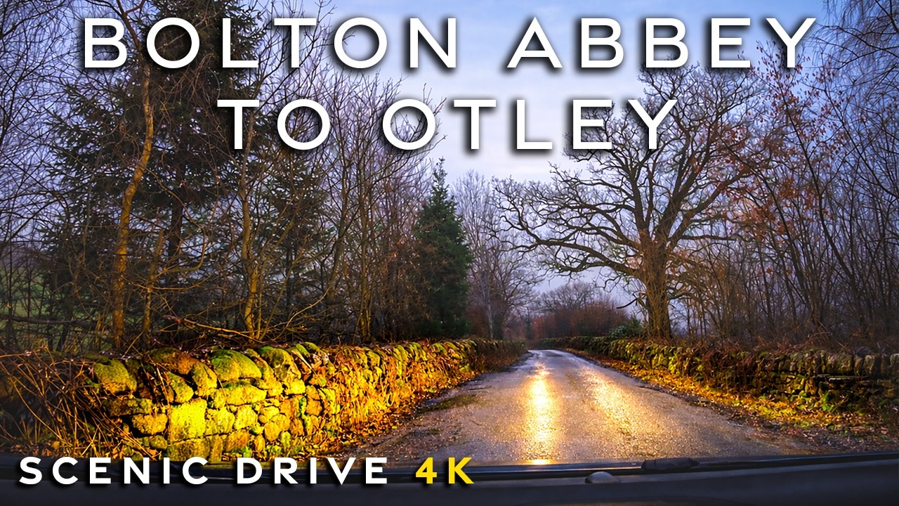 Bolton Abbey to Otley | Scenic POV Drive | Yorkshire Countryside in 4K