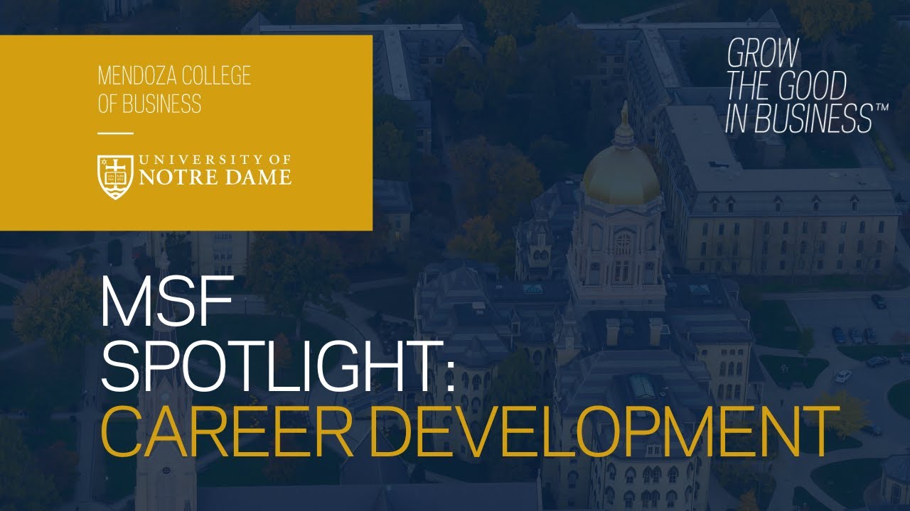 Masters in Finance Career Development: Insights and Opportunities | MSF Spotlight