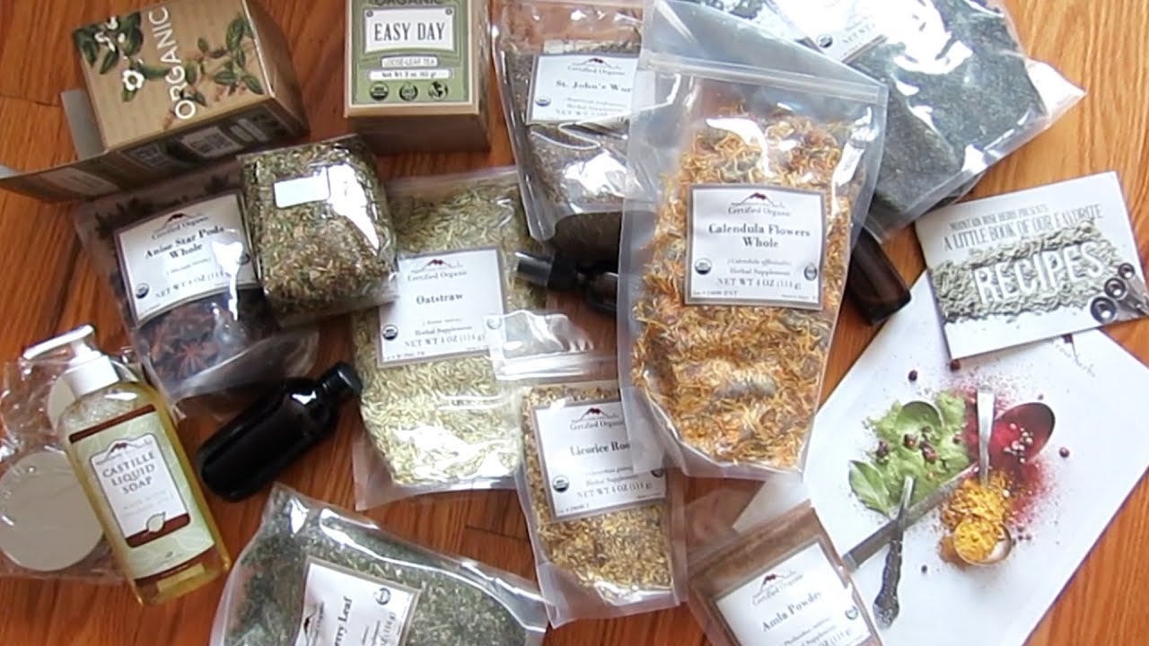 Mountain Rose Herbs Unboxing: Herbs, Spices, Teas, Bottles
