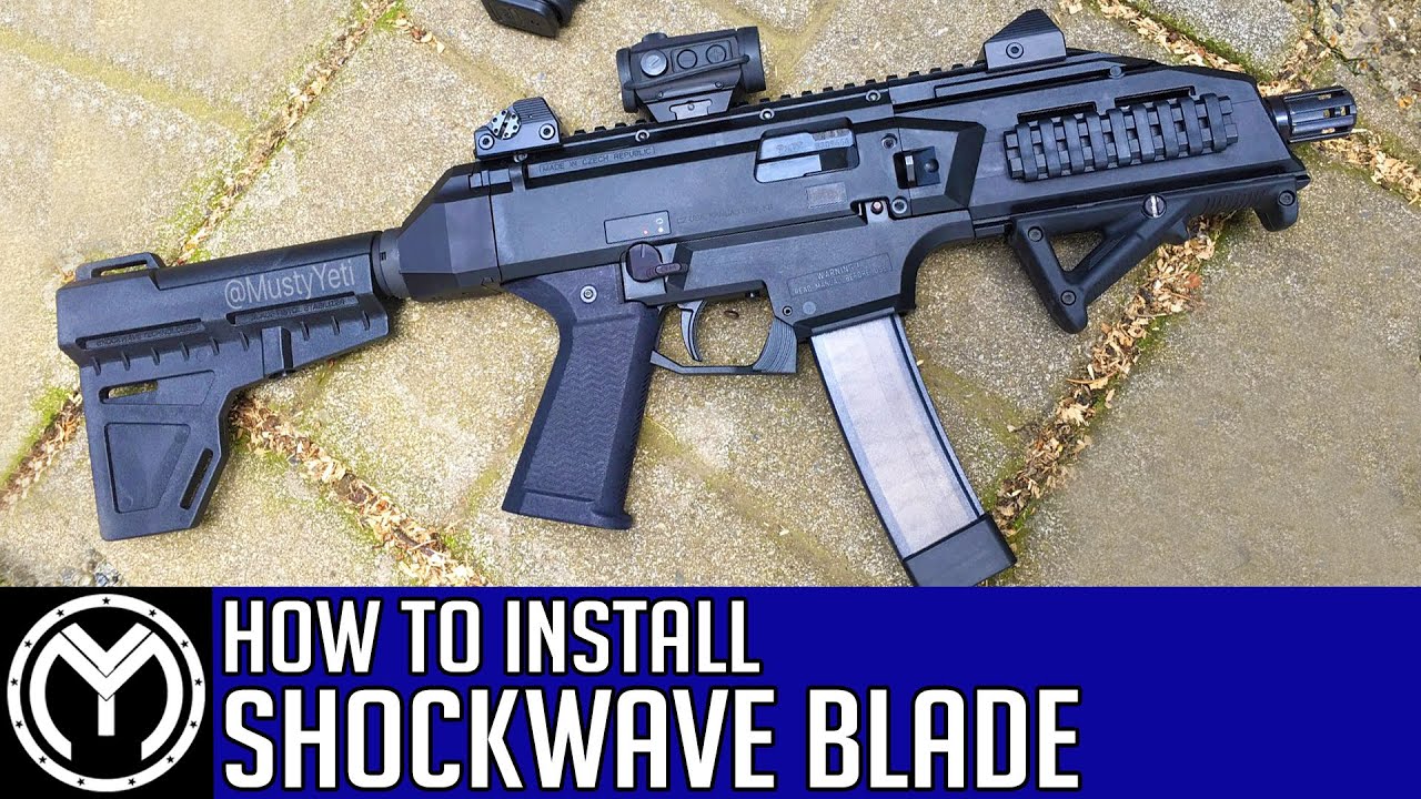 CZ Scorpion EVO 3 | How to Install KAK Industries Shockwave Blade Arm Stabilizer