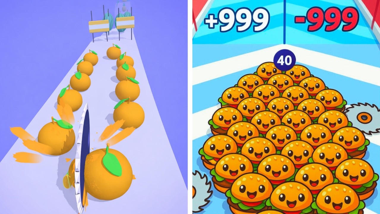 Fruit Cut 🍎 Vs Food Run 🍔 | Ultimate Food Evolution! | Can You Slice The Biggest Meal? 💥