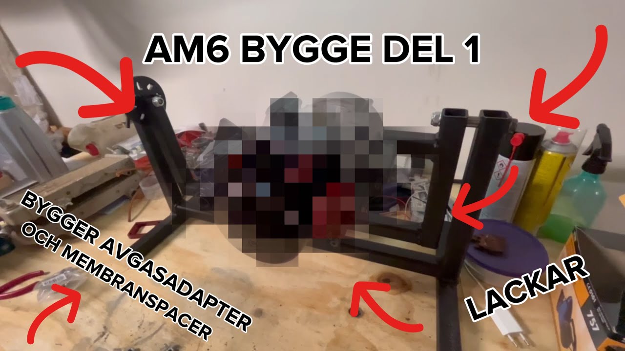 DEL 1 AV AM6 BYGGET | PORTAR, LACKAR OCH FÖRBEREDER FÖR MONTERING