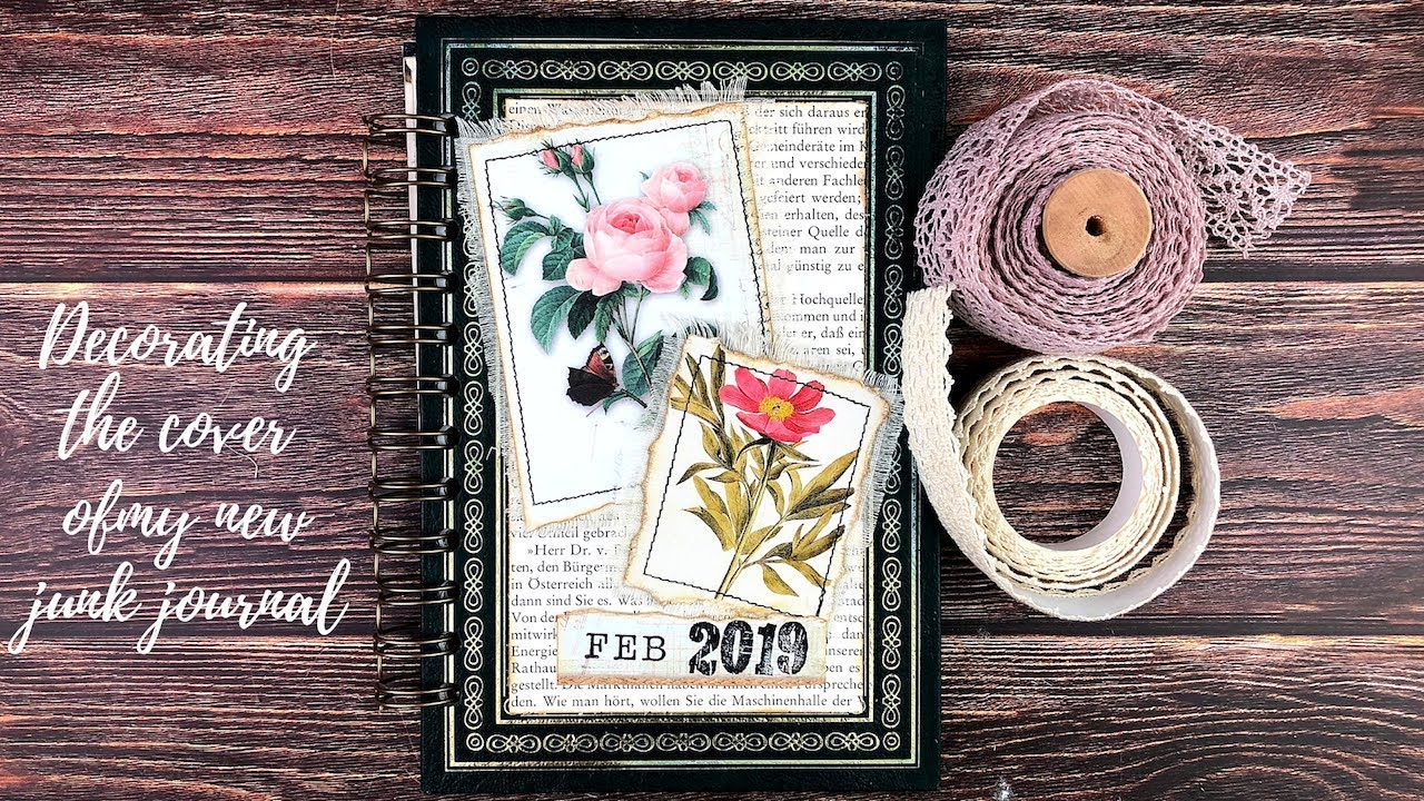Decorating my Junk Journal Cover
