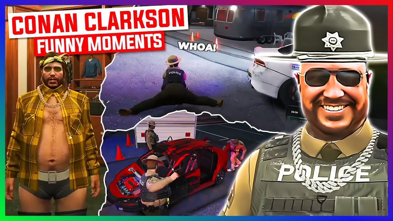 The Funniest Conan Clarkson Prodigy GTA 5 RP Moments