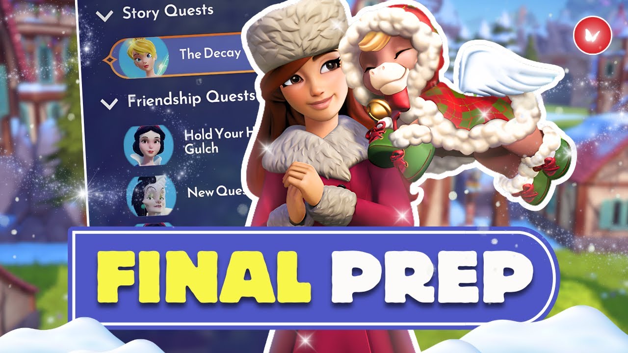 FINAL PREP FOR THE WINTER BALL FREE UPDATE!  | Disney Dreamlight Valley ❄️