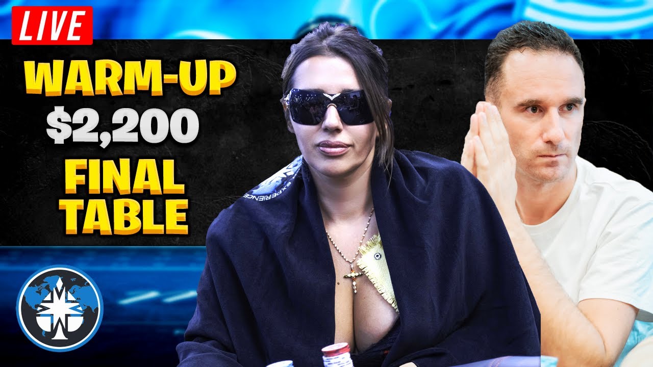 Merit Poker LIVE $2,200 Warm Up Event - FINAL TABLE!