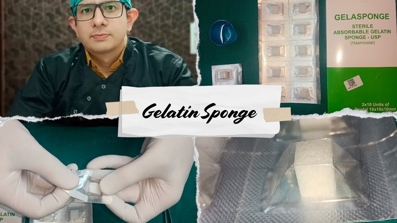 How to Control bleeding from extraction socket??? Gelatin Sponge (Gelasponge). 