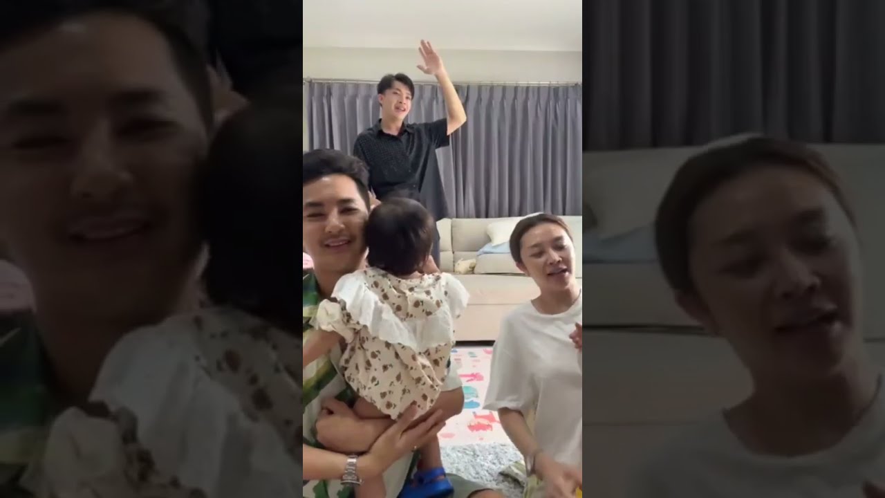 กลับบ้านตอนเช้ามาหาลูกๆวันล่ะ1ชั่วโมงก็ยังดีครับ #บอยศิริชัย #แอนอรดี #ล่าสุด