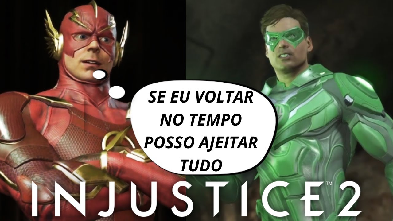 INJUSTICE 2 AS MELHORES FALAS DO FLASH REFERÊNCIAS AO FLASHPOINT PONTO DE IGNIÇÃO ? 😱