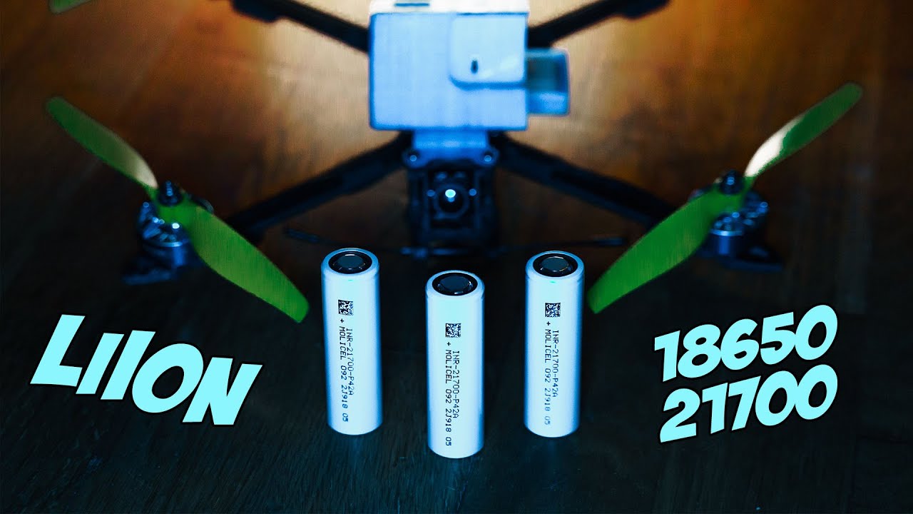 ☀ Гоночный коптер на LiIon? Тестируем 18650 и 21700 в деле. [DIY 18650 Pack Test]