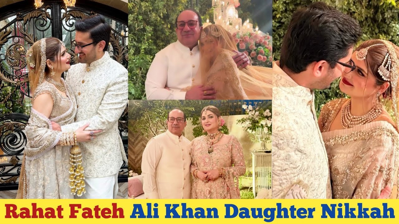 Rahat Fateh Ali Khan Daughter Maheen Khan Nikah | Beautiful Wedding Pictures & Family Moments | 2025