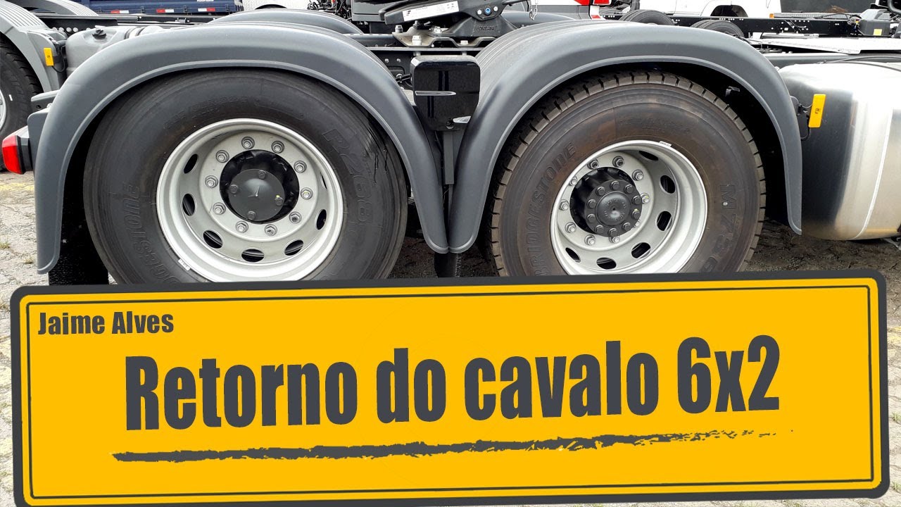Retorno do cavalo 6x2 para puxar bitrem 7 eixos