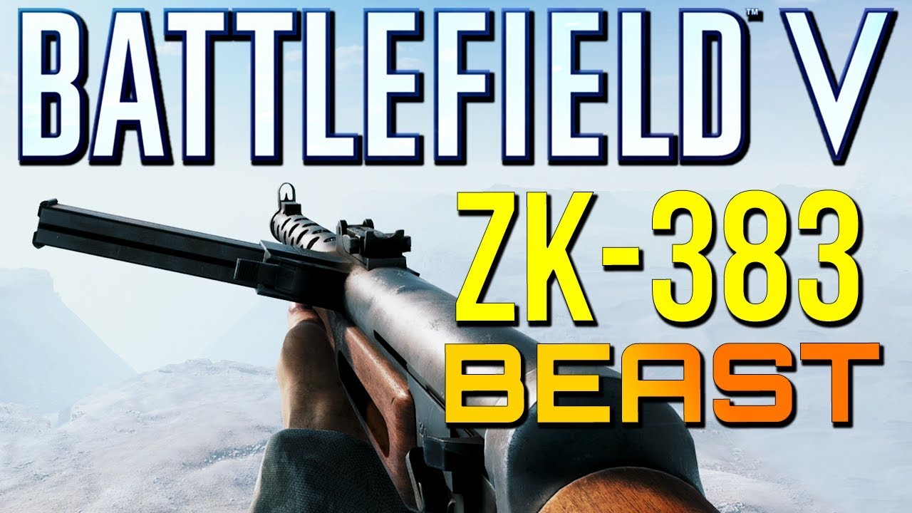 Battlefield 5: New ZK-383 Shreds Everybody! (Battlefield V Multiplayer Gameplay)