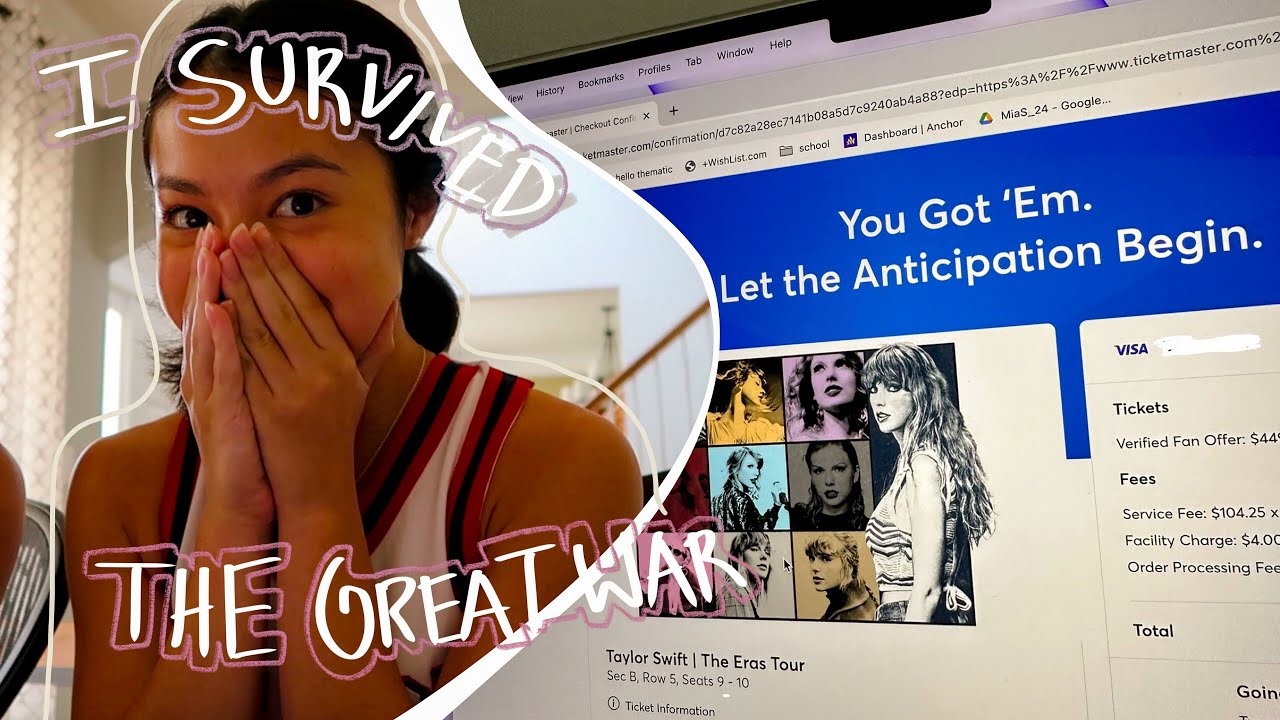 how i got FLOOR SEAT tickets to the ERAS TOUR!