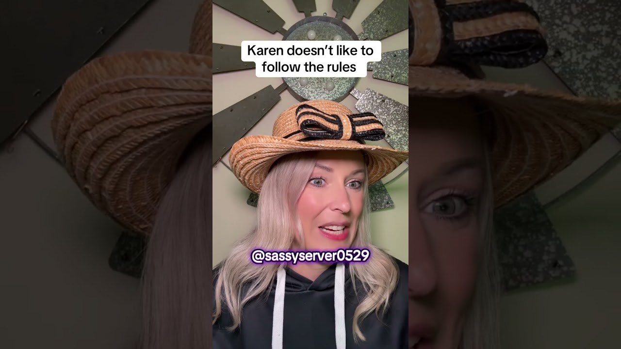 Rules apply to Karen too. Shocker 😱#karen #story #restaurant #server #storytime