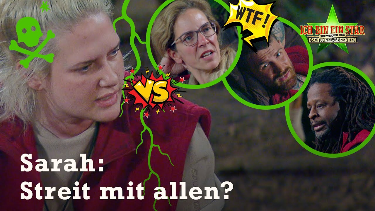 EXPLOSIVER STREIT mit JEDEM im Camp: Sarahs Nerven liegen blank! 🔥😳| Legenden-Dschungelcamp