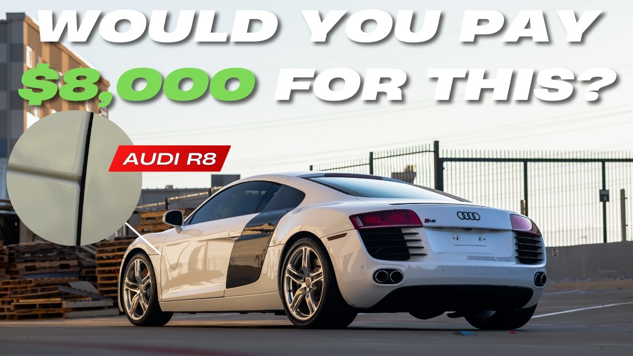Восстановление былой славы этого Audi R8 | Полная химчистка и полная защита кузова защитной пленкой