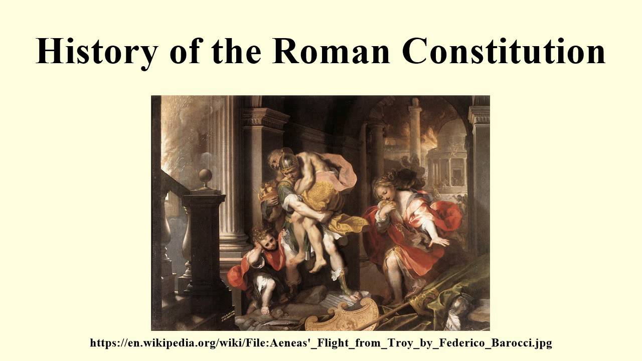 History of the Roman Constitution