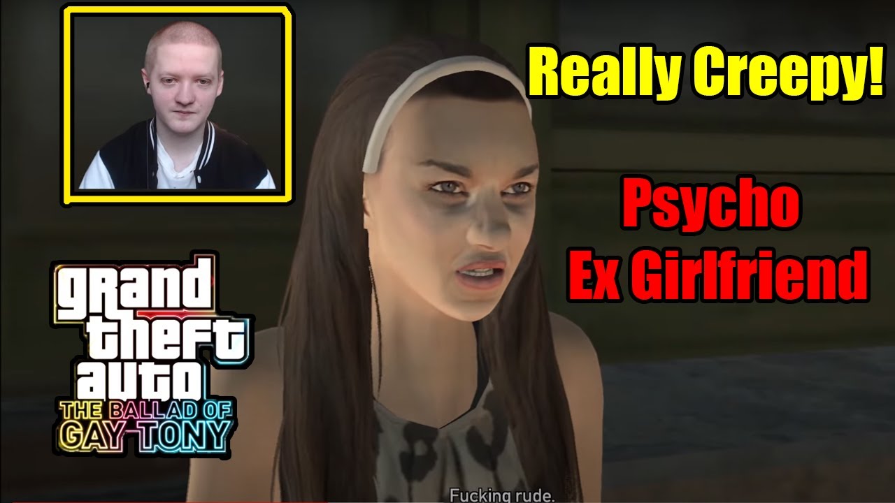 Luis's Psycho Stalker Ex Girlfriend, Really Creepy-  GTA TBOGT Random Stranger
