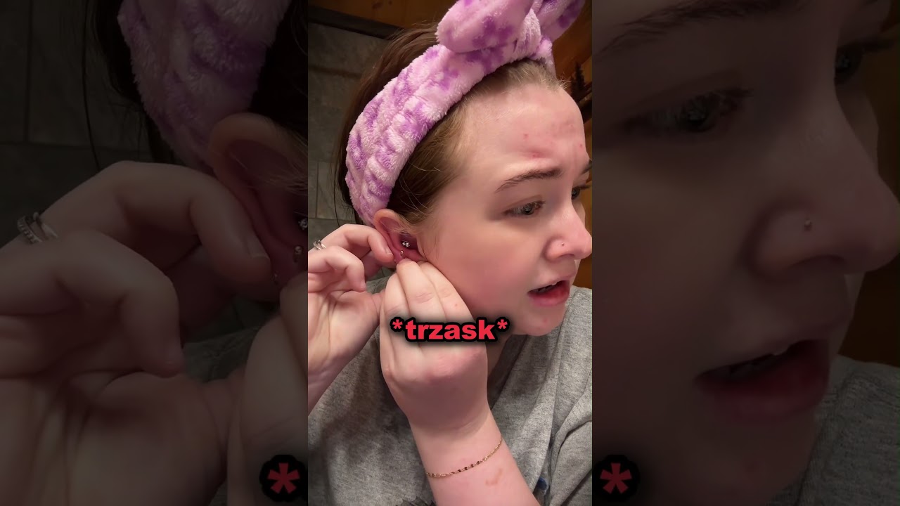Najgorszy Błąd Podczas Zakładania Kolczyka... 😭 (@toriehoffman @kittysblind)