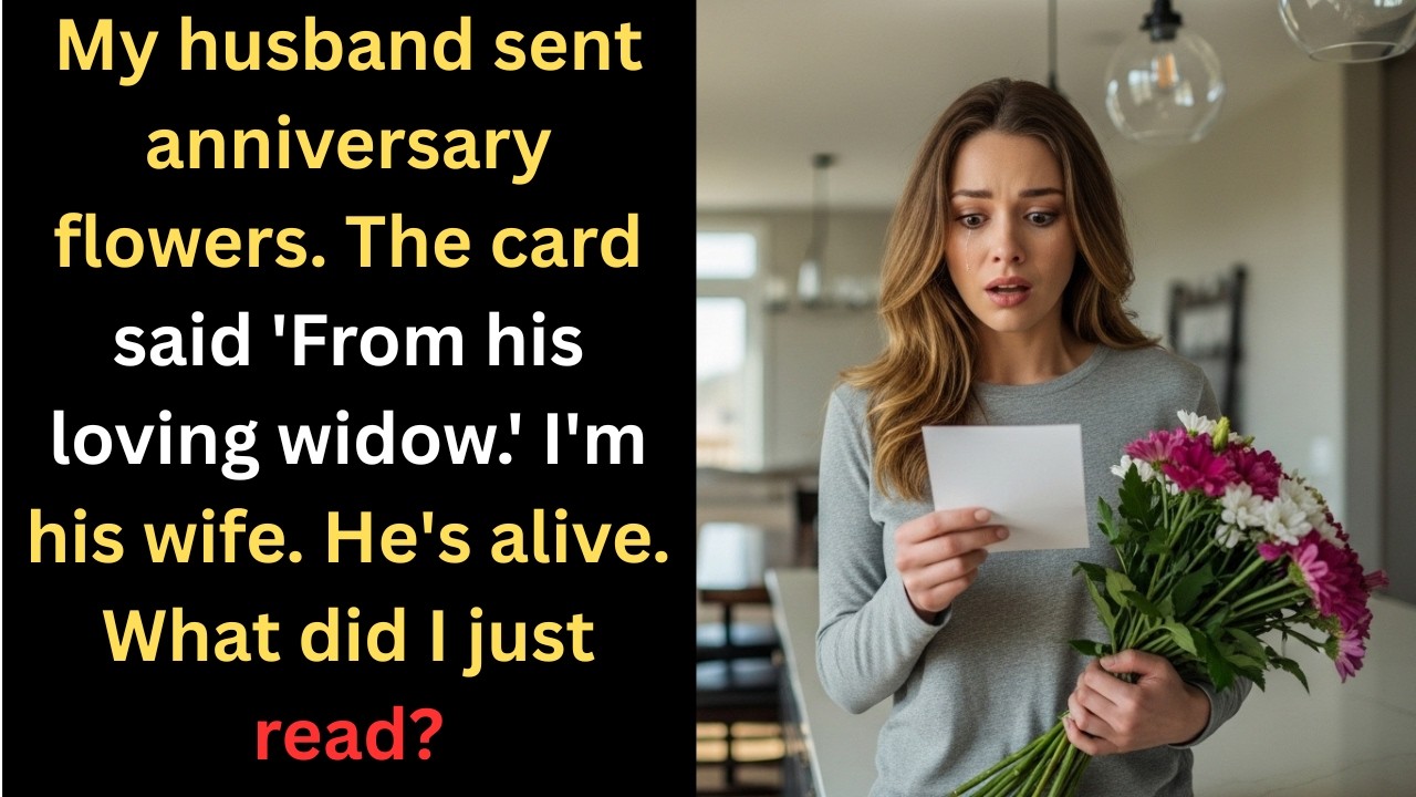 My Husband Sent Me Flowers on Our Anniversary — The Card Was Signed by His Widow