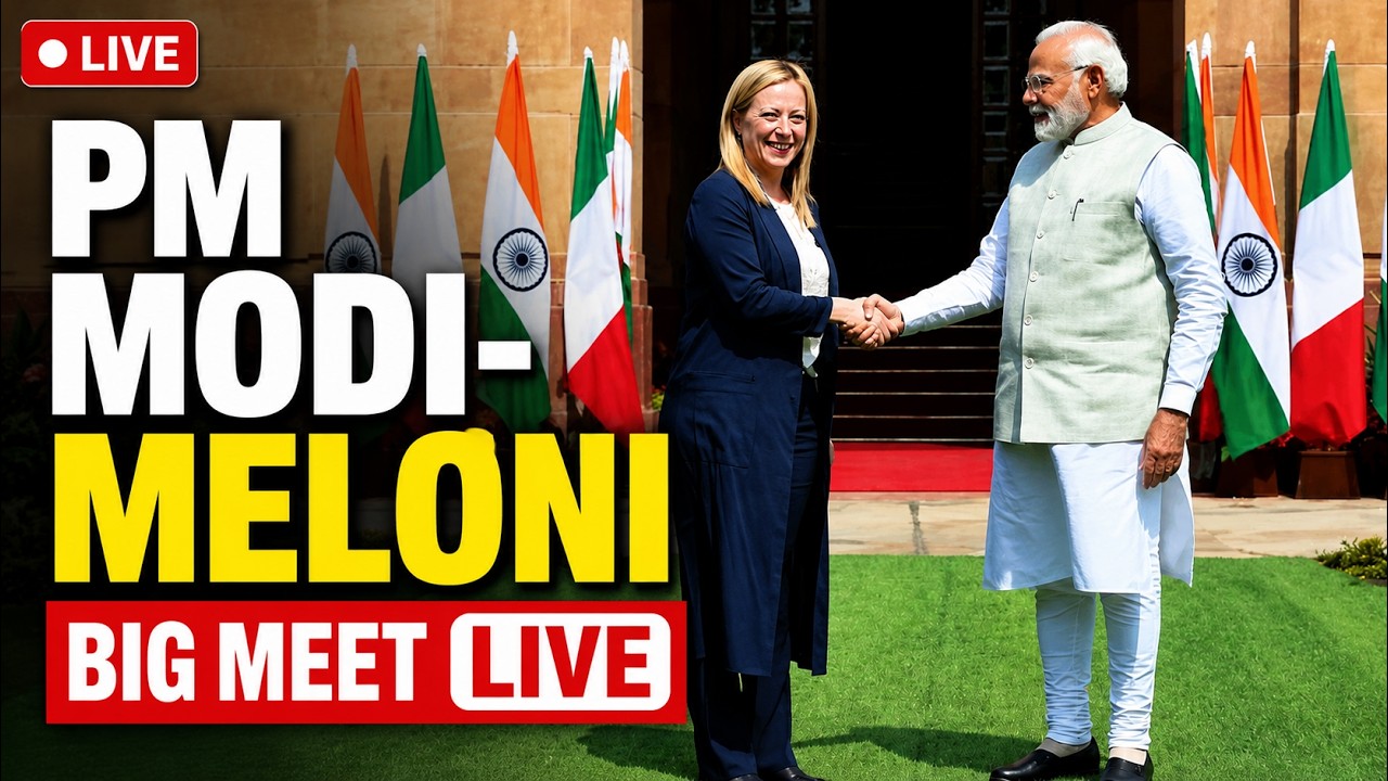 LIVE : PM Modi Meets Italy PM Giorgia Meloni In Rome | India&ndash;Italy Bilateral Talks LIVE Updates