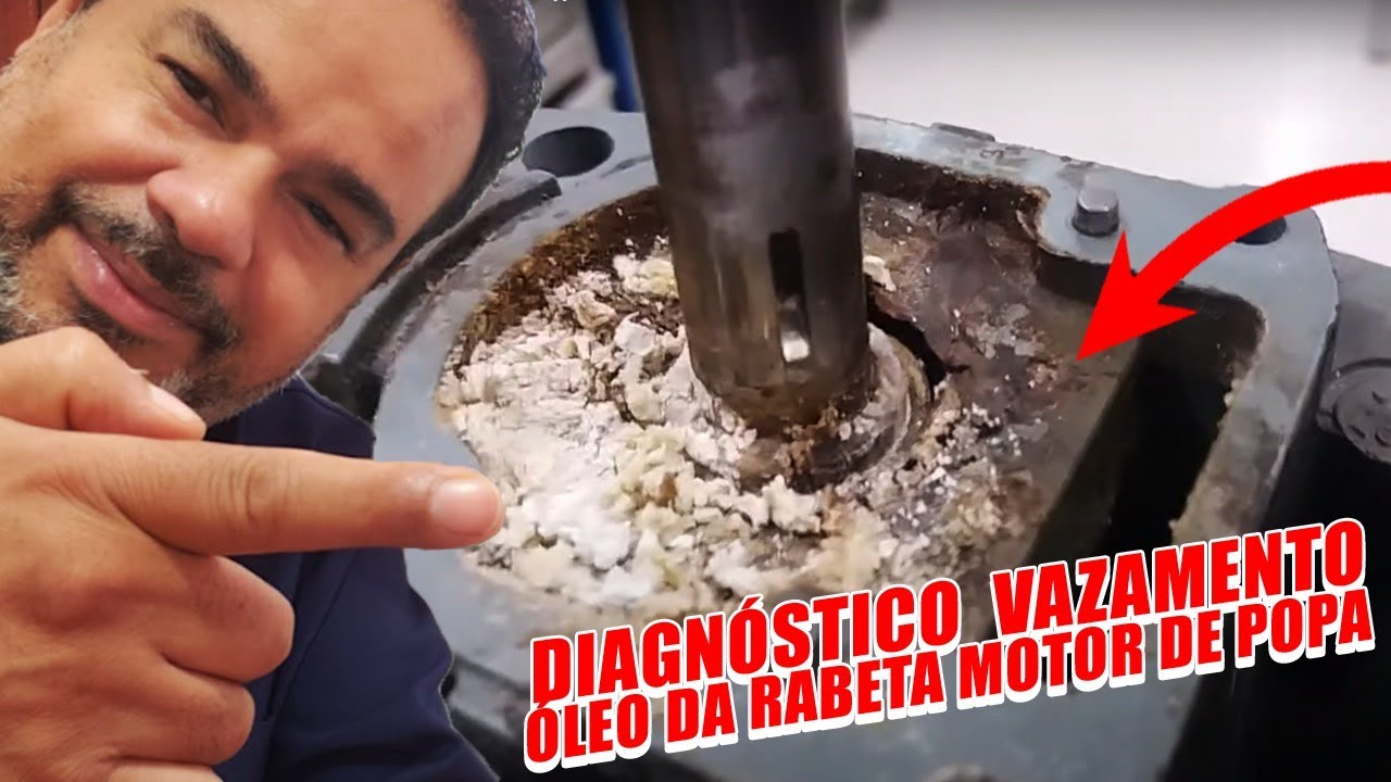 DIAGNOSTICO DE VAZAMENTO NA RABETA MOTOR de POPA.