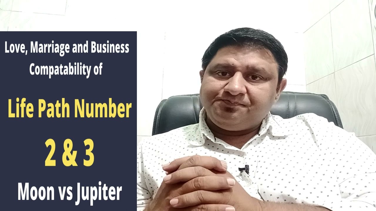 Compatibility Between Life Path Number 2 and Life Path Number 3| Numerology Reading by Kunal kalra