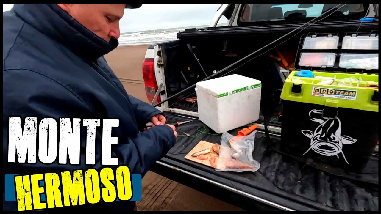 PROBAMOS suerte en las PLAYA DE MONTE HERMOSO