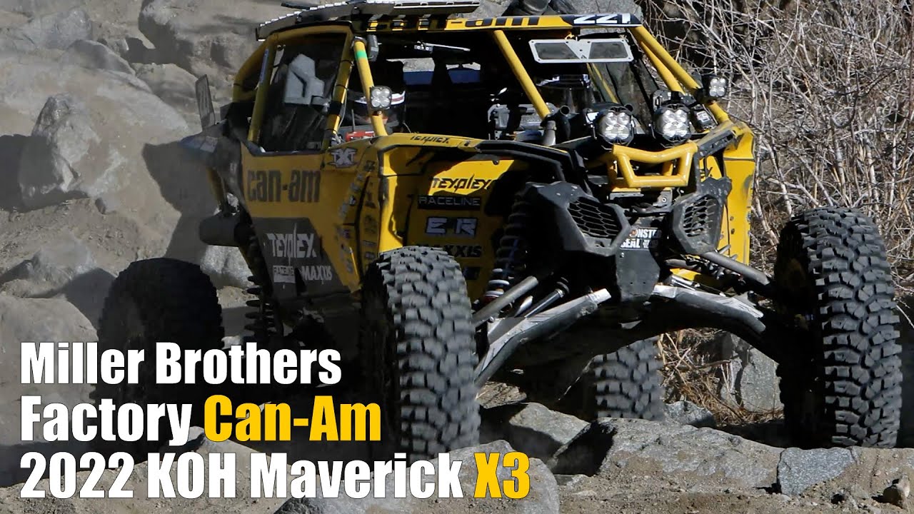 2022 Factory Can Am Maverick X3 Review, Inside Miller Brothers Racings King of the Hammers SXS