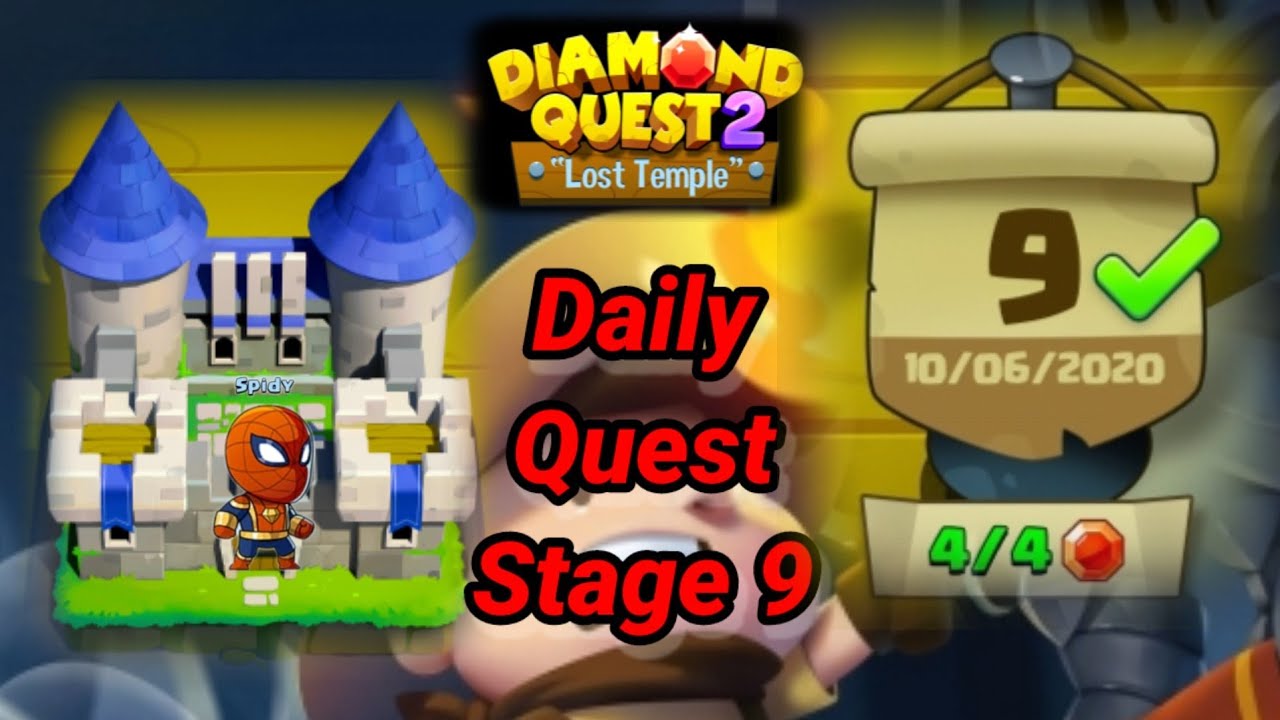Diamond Quest 2 Lost Temple Daily Quest Stage 9