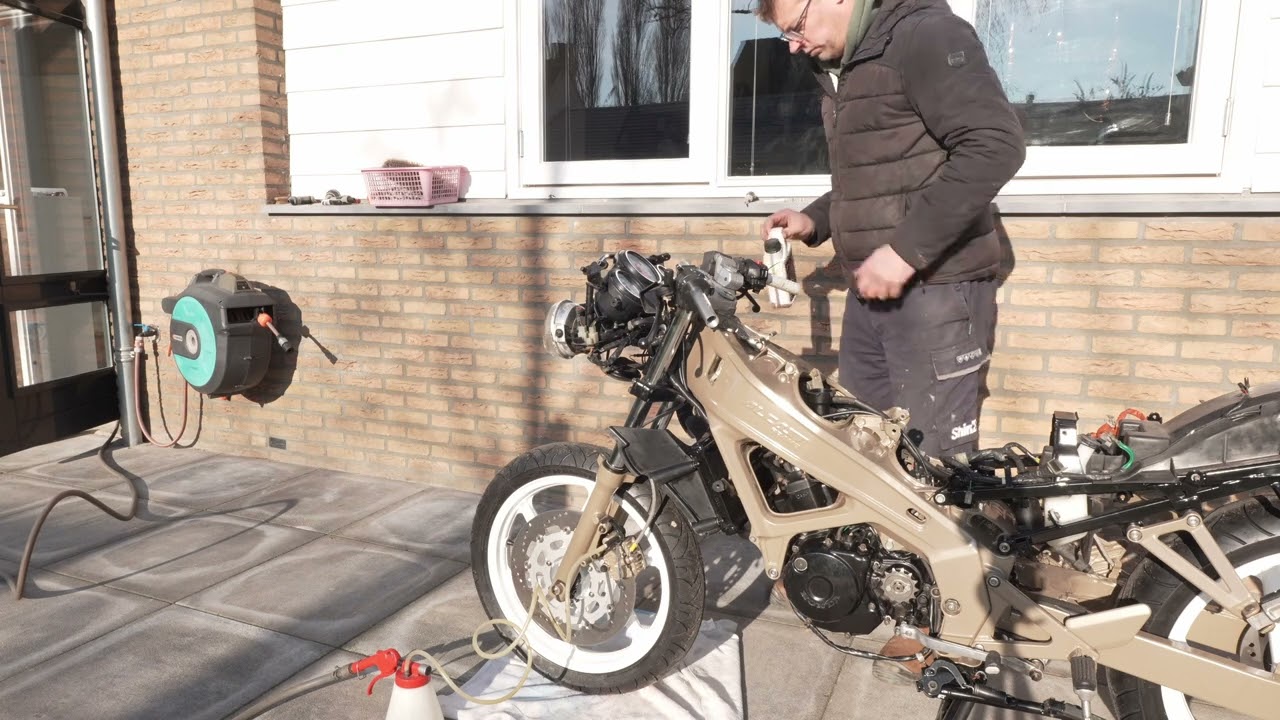 NSR125 Finaly, IT'S ROLING!!! #2stroke #jc20 #nsr125 #hondansr125 #125cc #fyp #rebuild