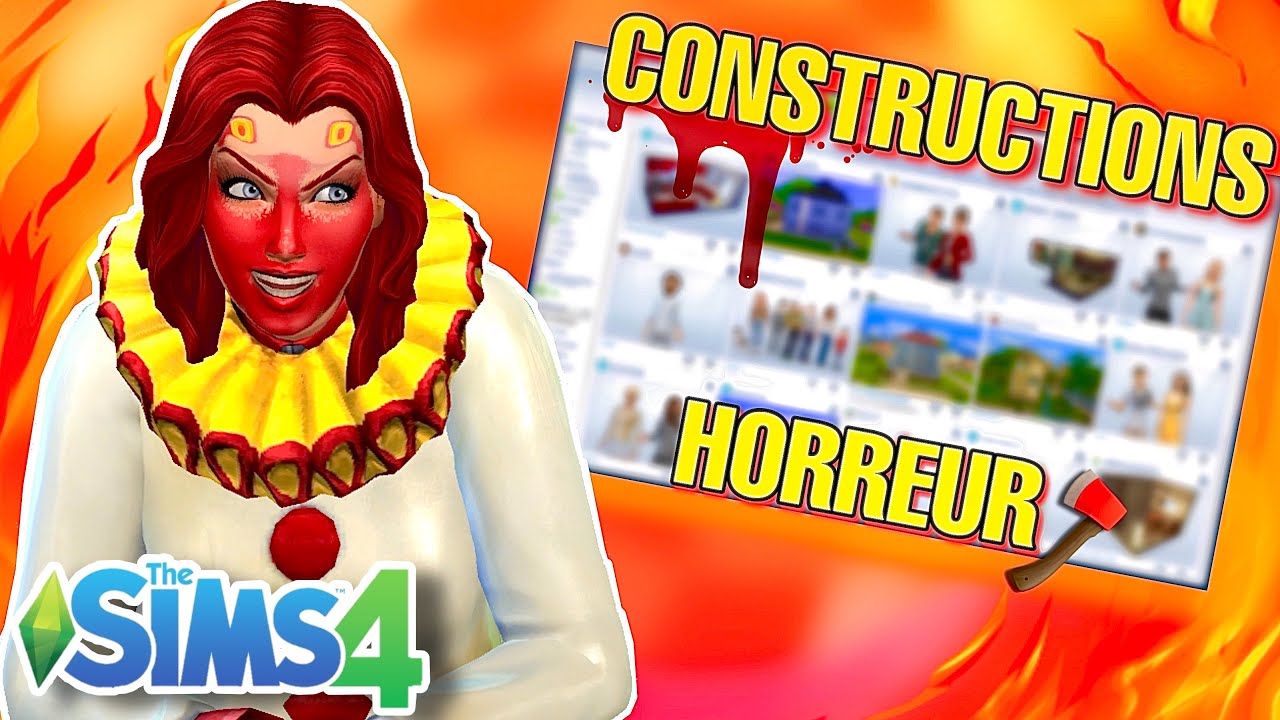 J'AI VISITÉ LES CONSTRUCTIONS LES PLUS DÉRANGEANTES DES SIMS 4... (j'en ai eu la nausée)