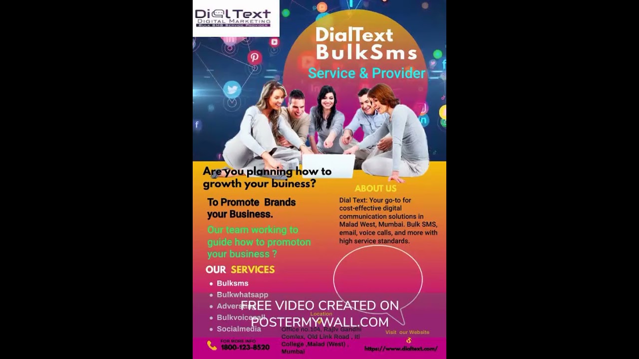 DialText BulkSms , Bulkwhatsapp ,Bulkvoicecall Service & Providers.#bulksmsmarketing #smsmarketing