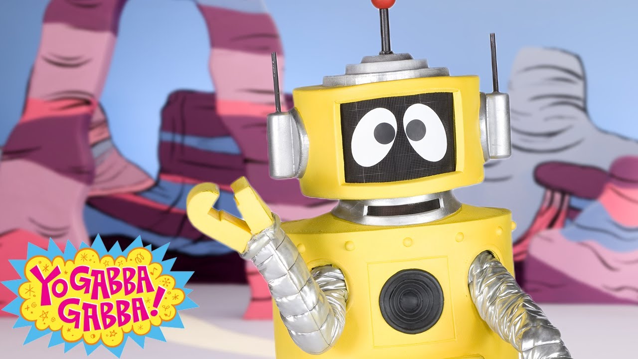 Yo Gabba Gabba Español - WildBrain | Vamos a hacer el baile del robot | Espectáculos para niños