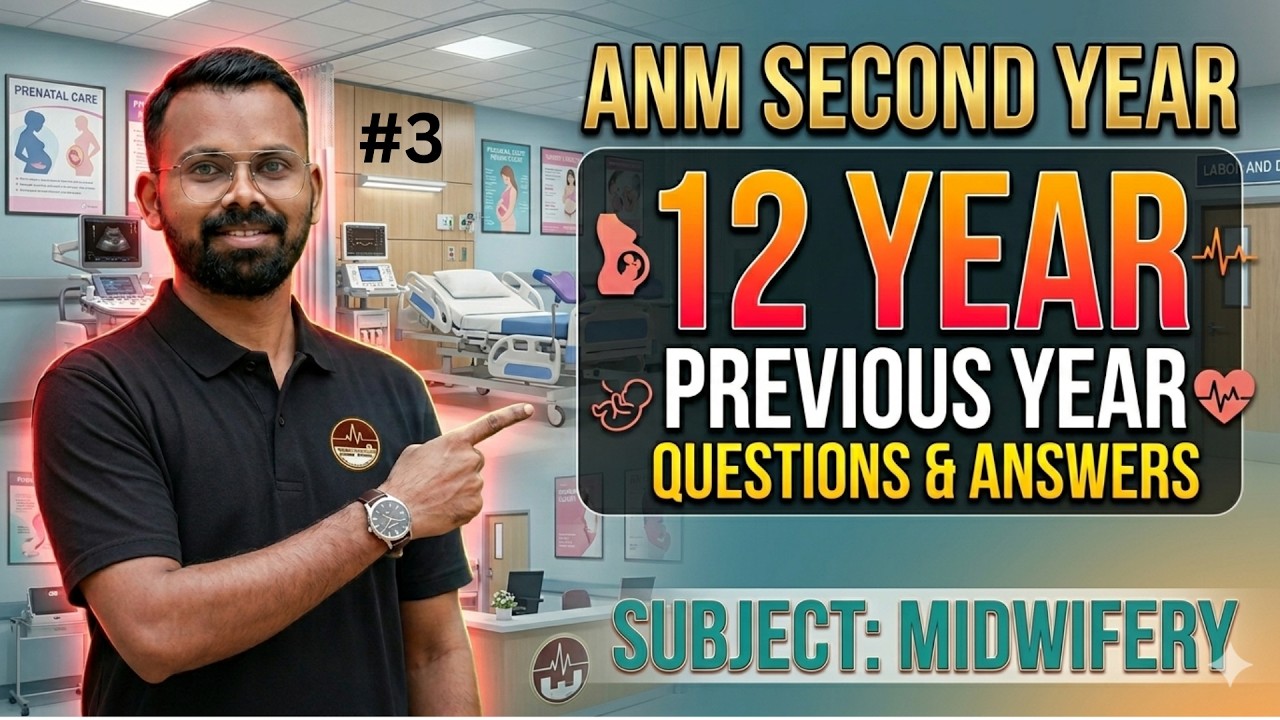 Odisha ANM Second Year Board Exam Midwifery Previous Year Questions And Answers Part-3